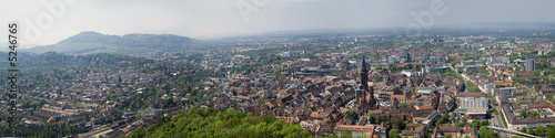 Fotoroleta miasto panorama tum schwarzwald gród