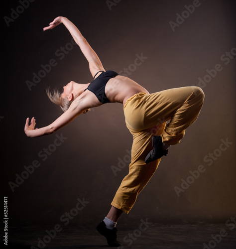 Obraz na płótnie ruch taniec dziewczynka