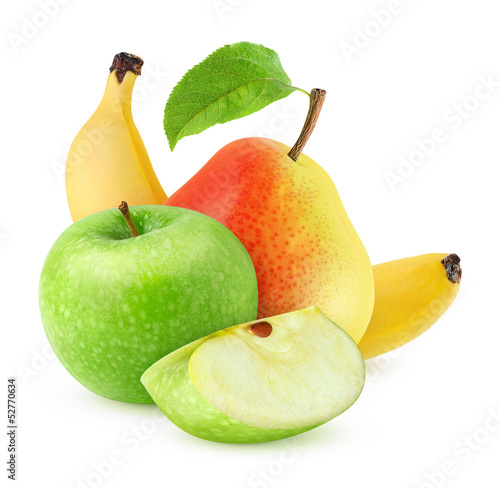 Naklejka tropikalny świeży jedzenie zdrowy owoc