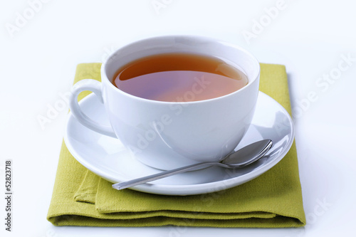 Naklejka napój herbata filiżanka zielony 1