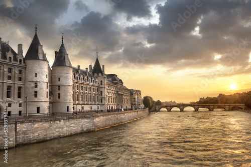 Obraz na płótnie pałac europa most francja