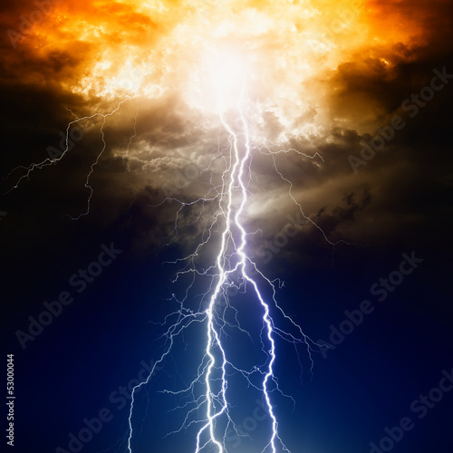 Obraz na płótnie natura niebo sztorm pogoda wyrok