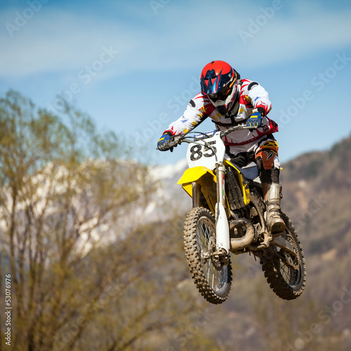 Fotoroleta sport sporty ekstremalne wyścig motocyklista motocykl