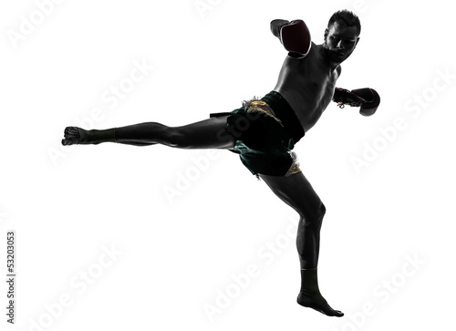 Naklejka bokser sport sztuki walki ćwiczenie