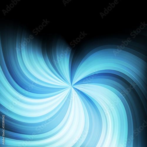 Naklejka morze spirala nowoczesny tunel obraz