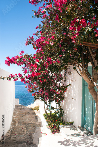 Plakat lato grecki wyspa