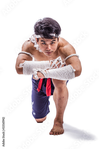 Obraz na płótnie sport ćwiczenie bokser azjatycki boks