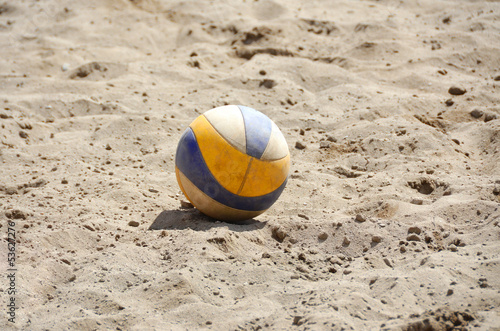 Plakat mecz piłka plaża siatkówka plażowa