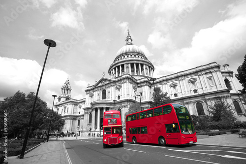 Fotoroleta autobus europa londyn
