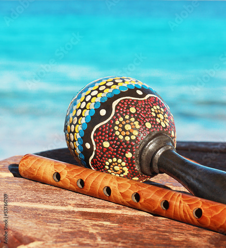 Naklejka kuba morze muzyka wyspa