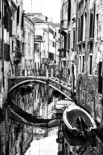 Plakat włoski most ulica łódź widok