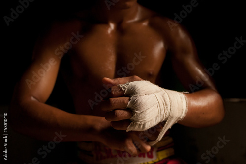 Fototapeta ćwiczenie boks kick-boxing sport