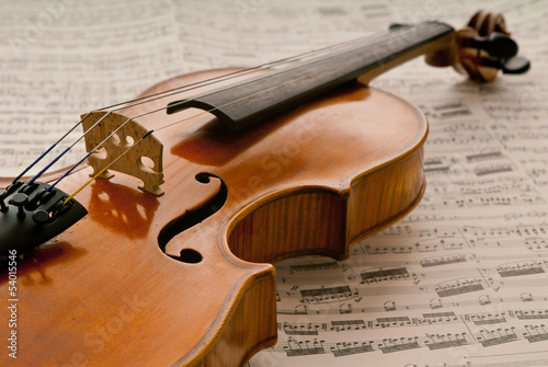 Fototapeta muzyka kompozycja skrzypce instrument muzyczny