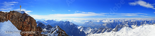 Fotoroleta panorama szczyt alpy