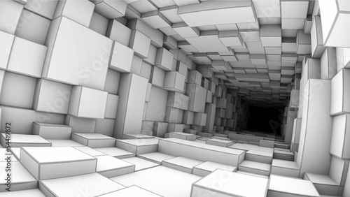 Fotoroleta korytarz głębia tunel