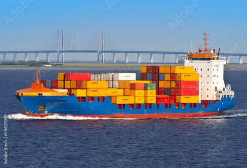 Fotoroleta łódź morze handel ton