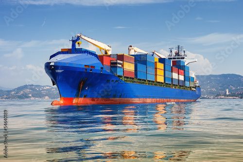 Obraz na płótnie woda transport statek