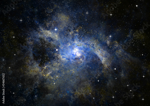 Fototapeta Galaktyka w wolnej przestrzeni