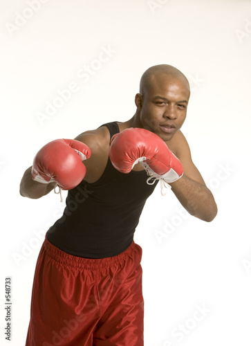 Fototapeta boks mężczyzna fitness siłownia