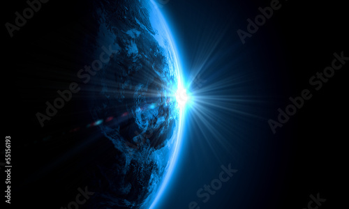 Fotoroleta planeta kosmos glob piłka