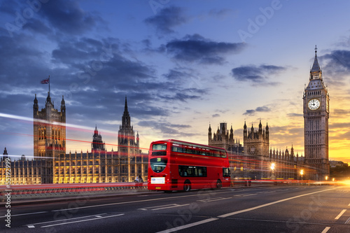 Obraz na płótnie Opactwo Westminster i Big Ben