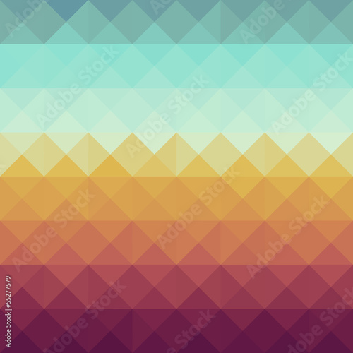Fotoroleta Kolorowe geometryczne trójkąty