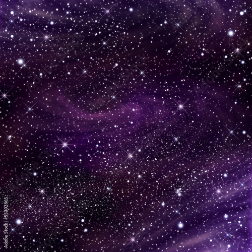 Plakat kosmos gwiazda mgławica