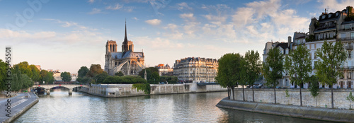 Naklejka architektura katedra francja panorama