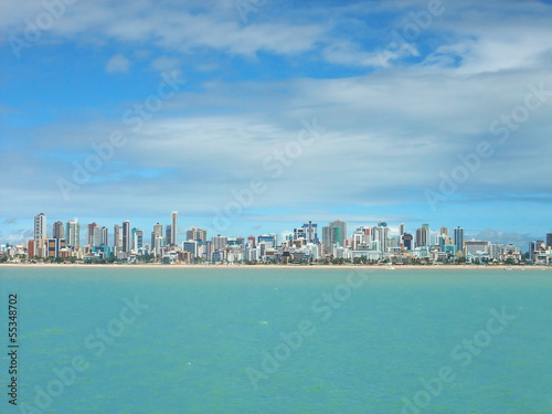 Obraz na płótnie miasto morze krajobraz panorama