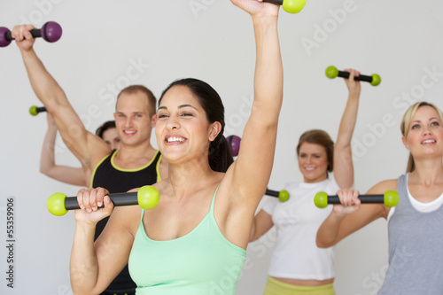 Fotoroleta fitness ciało siłownia kobieta ćwiczenie