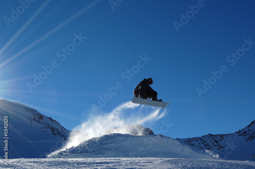 Fotoroleta niebo alpy sport jodła