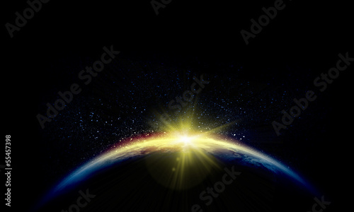Fotoroleta wszechświat glob planeta piłka