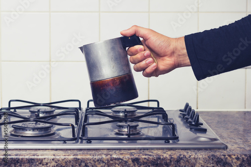 Fototapeta napój expresso kawa urządzenia kuchenka