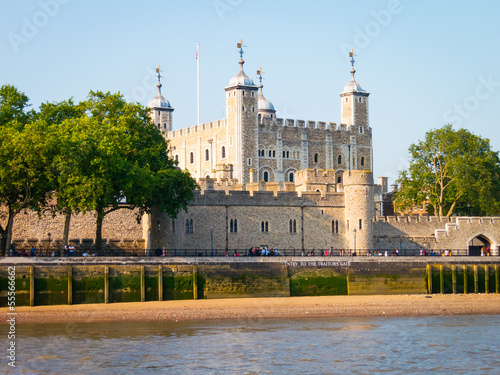 Naklejka anglia londyn pałac tower of london krajobraz