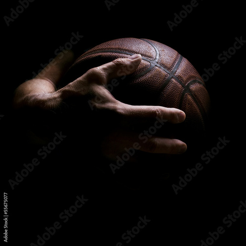 Fotoroleta sport piłka koszykówka kula ręka