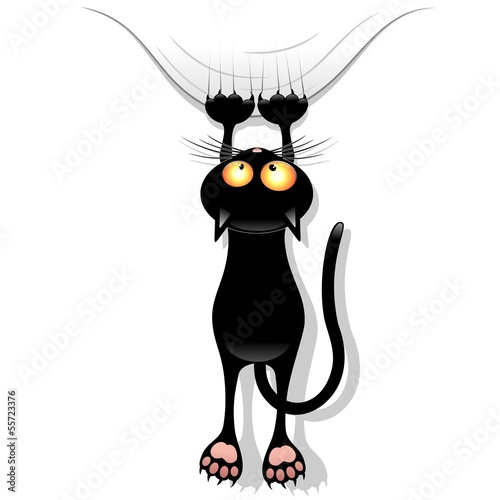 Fototapeta zwierzę kreskówka kociak kot clipartów