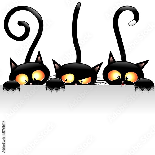 Plakat zwierzę kociak kot kreskówka