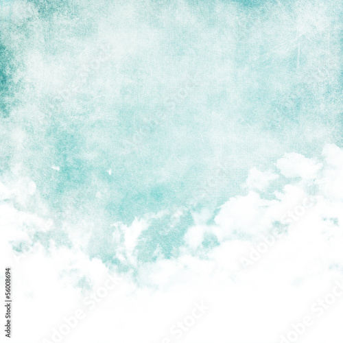Plakat wzór sztuka niebo woda stary