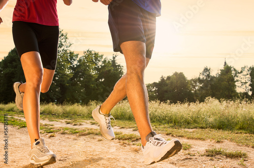 Fotoroleta ćwiczenie lekkoatletka jogging zdrowy mężczyzna