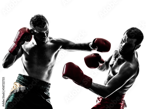 Fotoroleta boks ćwiczenie portret bokser