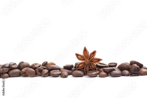 Naklejka kawiarnia kawa deser gwiazda