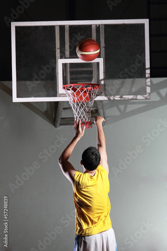Obraz na płótnie piłka lekkoatletka koszykówka zdrowy mężczyzna