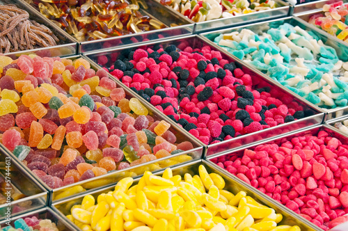 Obraz na płótnie rynek sklep chciwość słodki cukrem