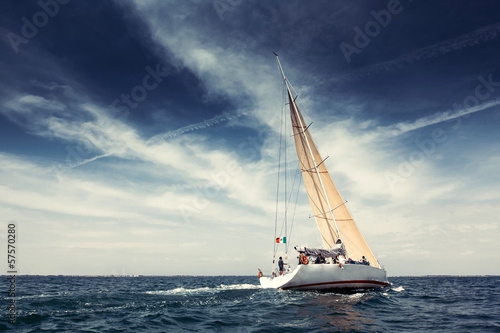Fototapeta fala żeglarstwo woda