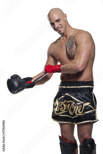 Fotoroleta kick-boxing sport sztuki walki ramię