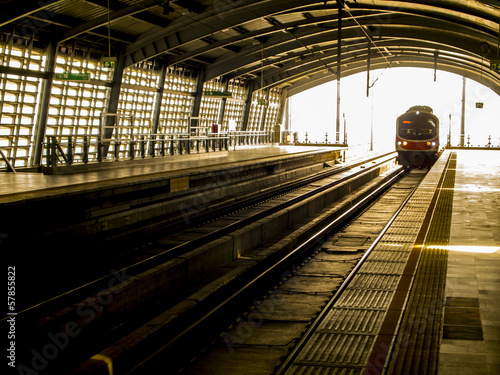 Fotoroleta ruch perspektywa metro miejski tunel