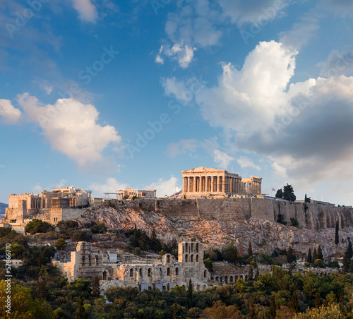 Fotoroleta europa grecja niebo statua