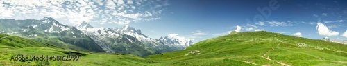 Obraz na płótnie lato pejzaż krajobraz góra alpy
