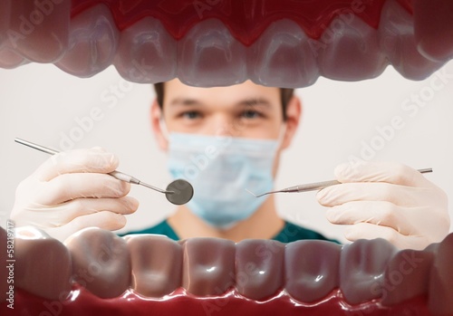 Fototapeta zdrowy usta mężczyzna zdrowie