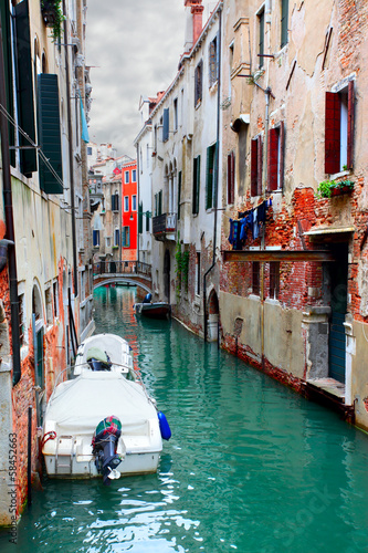 Naklejka krajobraz widok ulica włoski europa
